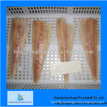 Billig gefroren alaska pollock Fischfilet niedrigen Preis